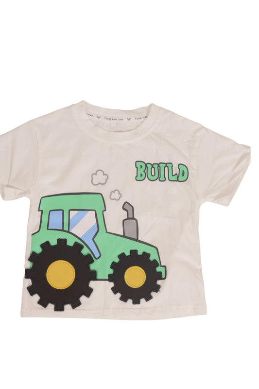Tiny Tractor Crew - White