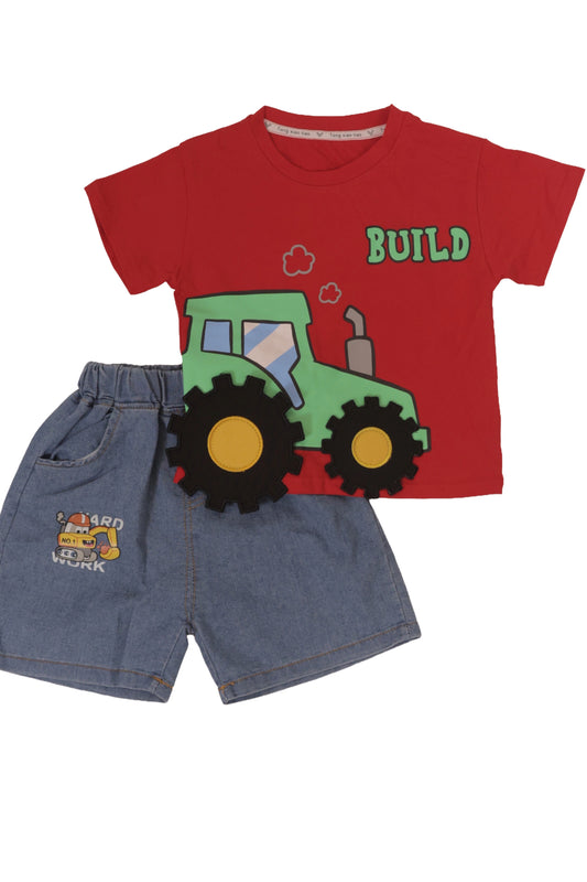 Tiny Tractor Crew - Red