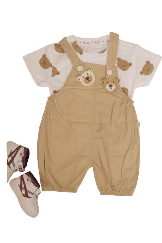 Beary Cute Dungaree Set