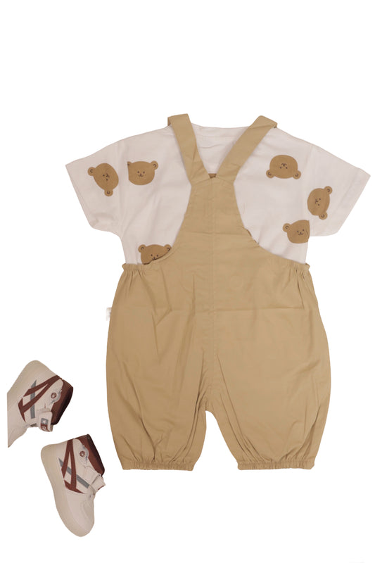 Beary Cute Dungaree Set